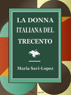 cover image of La donna italiana del Trecento